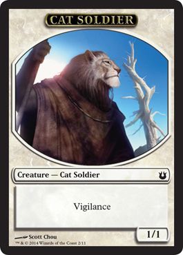 Cat Soldier Token Born of the Gods Cat Soldier Token Born of the Gods