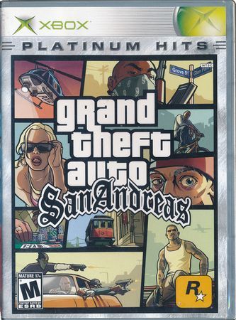 XBOX Platinum Hits Grand Theft Auto San Andreas Game Complete