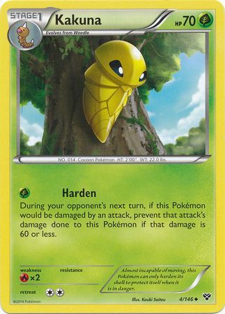 Kakuna 4 146 Uncommon XY Base Set Singles Kakuna 4 146 Uncommon XY Base Set Singles