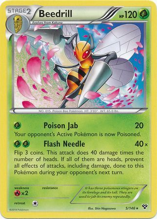 Beedrill 5 146 Rare XY Base Set Singles Beedrill 5 146 Rare XY Base Set Singles