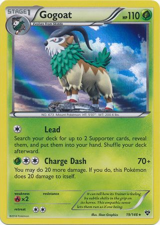 Gogoat 19 146 Holo Rare XY Base Set Singles Gogoat 19 146 Holo Rare XY Base Set Singles