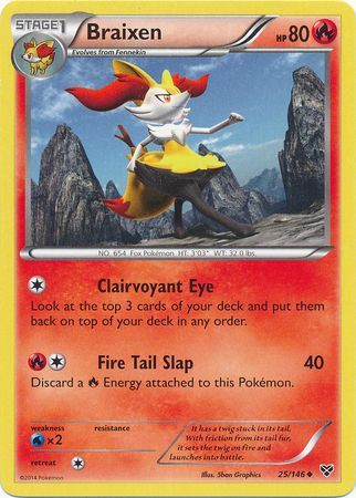 Braixen 25 146 Uncommon XY Base Set Singles Braixen 25 146 Uncommon XY Base Set Singles