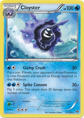 Cloyster 32 146 Rare Cloyster 32 146 Rare