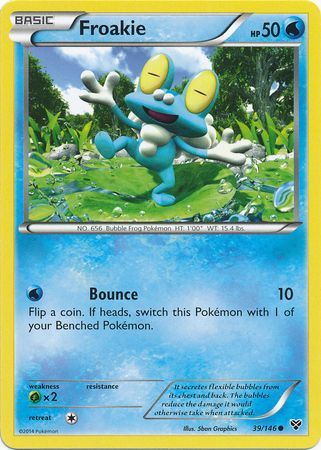 Froakie 39 146 Common XY Base Set Singles Froakie 39 146 Common XY Base Set Singles