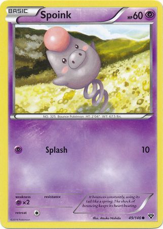 Spoink 49 146 Common XY Base Set Singles Spoink 49 146 Common XY Base Set Singles