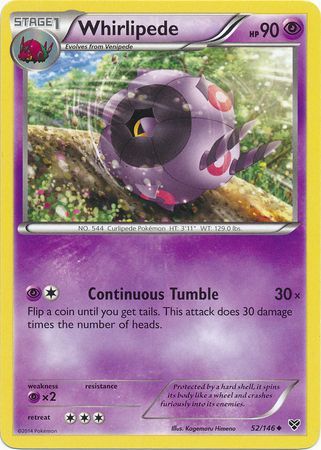 Whirlipede 52 146 Uncommon XY Base Set Singles Whirlipede 52 146 Uncommon XY Base Set Singles