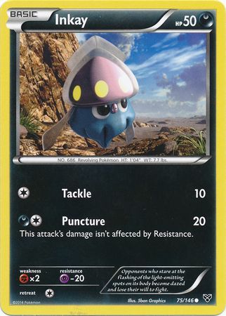 Inkay 75 146 Common XY Base Set Singles Inkay 75 146 Common XY Base Set Singles