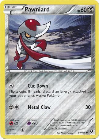 Pawniard 81 146 Common XY Base Set Singles Pawniard 81 146 Common XY Base Set Singles