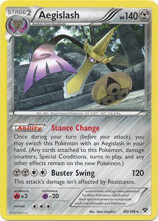 Aegislash 85 146 Rare XY Base Set Singles Aegislash 85 146 Rare XY Base Set Singles