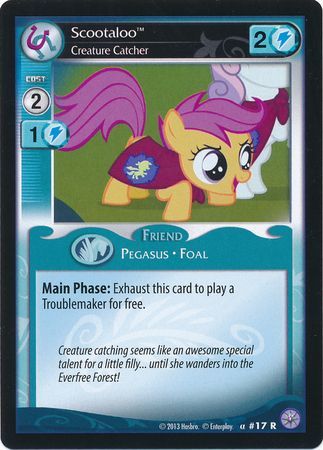 Scootaloo Creature Catcher Friend 17R Rare Scootaloo Creature Catcher Friend 17R Rare