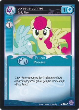 Sweetie Sunrise Early Riser Friend 20C Common Sweetie Sunrise Early Riser Friend 20C Common