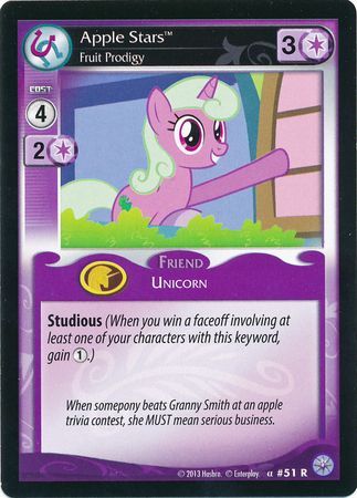 Apple Stars Fruit Prodigy Friend 51R Rare Apple Stars Fruit Prodigy Friend 51R Rare