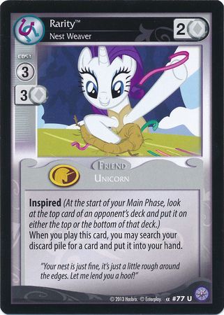 Rarity Nest Weaver Friend 77U Uncommon Rarity Nest Weaver Friend 77U Uncommon