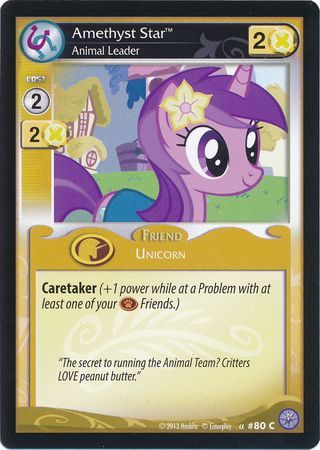 Amethyst Star Animal Leader Friend 80C Common Amethyst Star Animal Leader Friend 80C Common