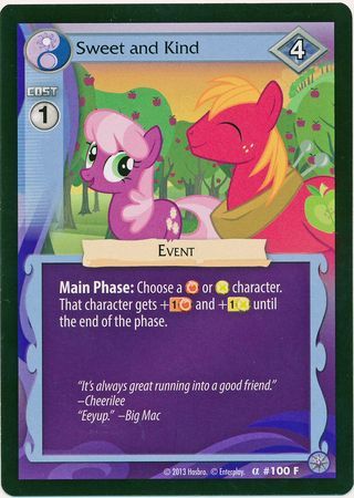 Sweet and Kind Event 100F Fixed My Little Pony Premiere Edition Sweet and Kind Event 100F Fixed My Little Pony Premiere Edition