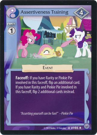 Assertiveness Training Event 105R Rare My Little Pony Premiere Edition Assertiveness Training Event 105R Rare My Little Pony Premiere Edition