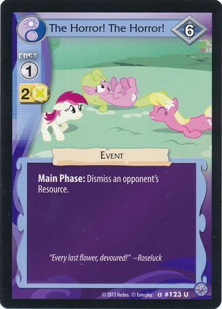 The Horror The Horror Event 123U Uncommon My Little Pony Premiere Edition The Horror The Horror Event 123U Uncommon My Little Pony Premiere Edition