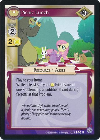 Picnic Lunch Resource 146R Rare My Little Pony Premiere Edition Picnic Lunch Resource 146R Rare My Little Pony Premiere Edition