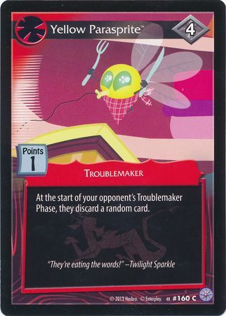 Yellow Parasprite Troublemaker 160C Common My Little Pony Premiere Edition Yellow Parasprite Troublemaker 160C Common My Little Pony Premiere Edition