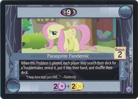 Parasprite Pandemic Problem 187C Common My Little Pony Premiere Edition Parasprite Pandemic Problem 187C Common My Little Pony Premiere Edition
