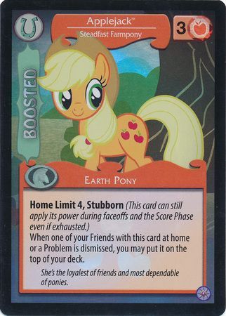 Applejack Steadfast Farmpony Mane Character f2 Foil My Little Pony Premiere Edition Applejack Steadfast Farmpony Mane Character f2 Foil My Little Pony Premiere Edition