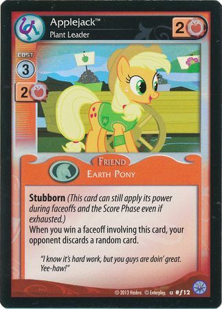 Applejack Plant Leader Friend 12 Foil Applejack Plant Leader Friend 12 Foil