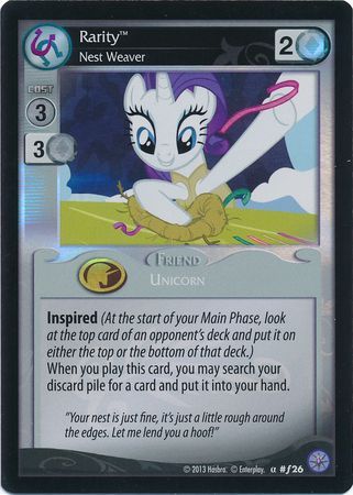 Rarity Nest Weaver Friend 26 Foil Rarity Nest Weaver Friend 26 Foil