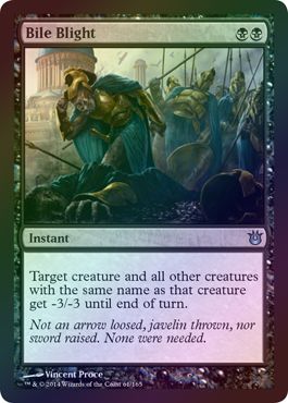 Bile Blight Foil Born of the Gods Foil Singles Bile Blight Foil Born of the Gods Foil Singles