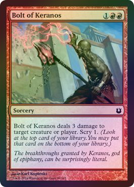 Bolt of Keranos Foil Born of the Gods Foil Singles Bolt of Keranos Foil Born of the Gods Foil Singles