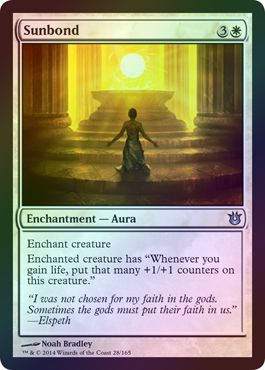 Sunbond Foil Born of the Gods Foil Singles Sunbond Foil Born of the Gods Foil Singles