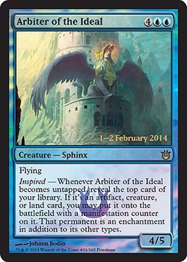 Arbiter of the Ideal BNG Pre Release Foil Promo Magic The Gathering Promo Cards Arbiter of the Ideal BNG Pre Release Foil Promo Magic The Gathering Promo Cards