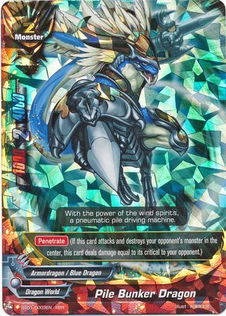 Pile Bunker Dragon BT01 0003EN Triple Rare RRR FCBF Vol 1 Dragon Chief Pile Bunker Dragon BT01 0003EN Triple Rare RRR FCBF Vol 1 Dragon Chief