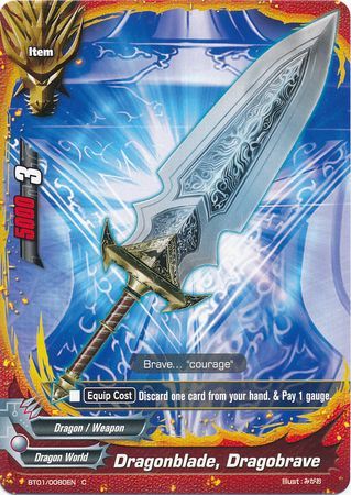 Dragonblade Dragobrave BT01 0080EN Common C FCBF Vol 1 Dragon Chief Dragonblade Dragobrave BT01 0080EN Common C FCBF Vol 1 Dragon Chief