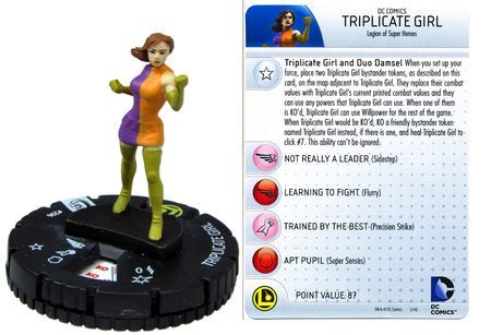 Triplicate Girl 206 Superman and the LOSH Gravity Feed DC Heroclix Superman and the Legion of Super Heroes Gravity Feed Singles Triplicate Girl 206 Superman and the LOSH Gravity Feed DC Heroclix Superman and the Legion of Super Heroes Gravity Feed Singles