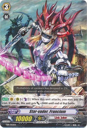 Star vader Francium TD11 002EN Trial Deck 11 Star vader Invasion Singles Star vader Francium TD11 002EN Trial Deck 11 Star vader Invasion Singles