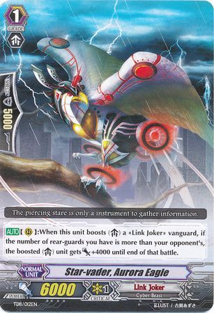 Star vader Aurora Eagle TD11 012EN Trial Deck 11 Star vader Invasion Singles Star vader Aurora Eagle TD11 012EN Trial Deck 11 Star vader Invasion Singles