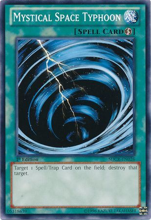 Mystical Space Typhoon SDCR EN026 Common 1st Edition Mystical Space Typhoon SDCR EN026 Common 1st Edition
