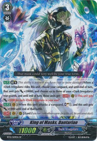 King of Masks Dantarian BT12 S09EN Special Parallel SP King of Masks Dantarian BT12 S09EN Special Parallel SP