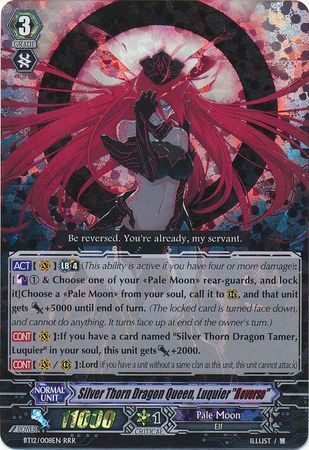 Silver Thorn Dragon Queen Luquier Reverse BT12 008EN Triple Rare RRR Vol 12 Binding Force of the Black Rings Singles Silver Thorn Dragon Queen Luquier Reverse BT12 008EN Triple Rare RRR Vol 12 Binding Force of the Black Rings Singles