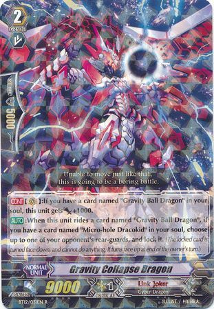 Gravity Collapse Dragon BT12 031EN Rare R Gravity Collapse Dragon BT12 031EN Rare R