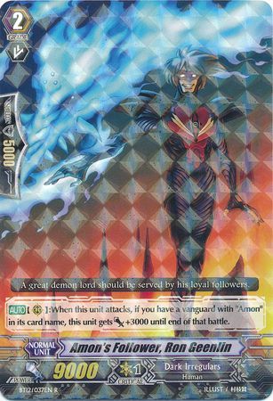 Amon s Follower Ron Geenlin BT12 037EN Rare R Vol 12 Binding Force of the Black Rings Singles Amon s Follower Ron Geenlin BT12 037EN Rare R Vol 12 Binding Force of the Black Rings Singles