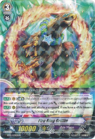 Fire Ring Griffin BT12 039EN Rare R Vol 12 Binding Force of the Black Rings Singles Fire Ring Griffin BT12 039EN Rare R Vol 12 Binding Force of the Black Rings Singles