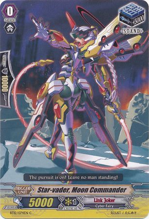 Star vader Moon Commander BT12 074EN Common C Star vader Moon Commander BT12 074EN Common C