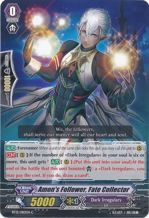 Amon s Follower Fate Collector BT12 083EN Common C Vol 12 Binding Force of the Black Rings Singles Amon s Follower Fate Collector BT12 083EN Common C Vol 12 Binding Force of the Black Rings Singles