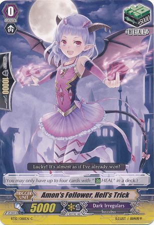 Amon s Follower Hell s Trick BT12 088EN Common C Vol 12 Binding Force of the Black Rings Singles Amon s Follower Hell s Trick BT12 088EN Common C Vol 12 Binding Force of the Black Rings Singles