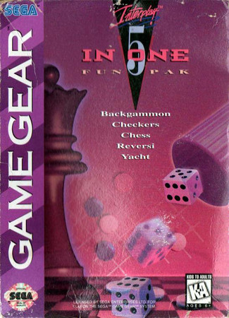 5 In One Fun Pak Sega Game Gear Sega Game Gear 5 In One Fun Pak Sega Game Gear Sega Game Gear