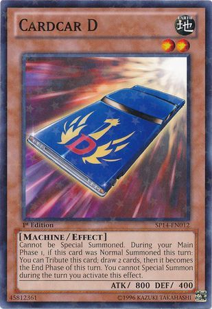 Cardcar D SP14 EN012 Starfoil Rare 1st Edition Cardcar D SP14 EN012 Starfoil Rare 1st Edition