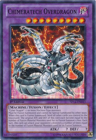 Chimeratech Overdragon SP14 EN043 Starfoil Rare 1st Edition Chimeratech Overdragon SP14 EN043 Starfoil Rare 1st Edition