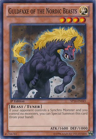 GULDFAXE OF THE NORDIC BEASTS SP14-EN045 1st EDITION 2014 SERIES COMMON YTCG