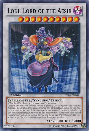 Loki Lord of the Aesir SP14 EN049 Common 1st Edition Loki Lord of the Aesir SP14 EN049 Common 1st Edition